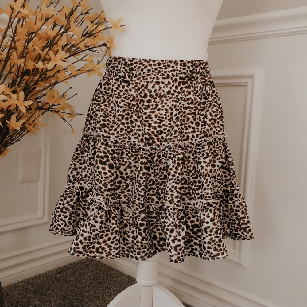 leopard print skirt - Picture 2 of 4